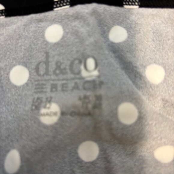 Denim & Co Beach Sweetheart Twist Front Swim Dress  NWOT Size 12 - Picture 4 of 6